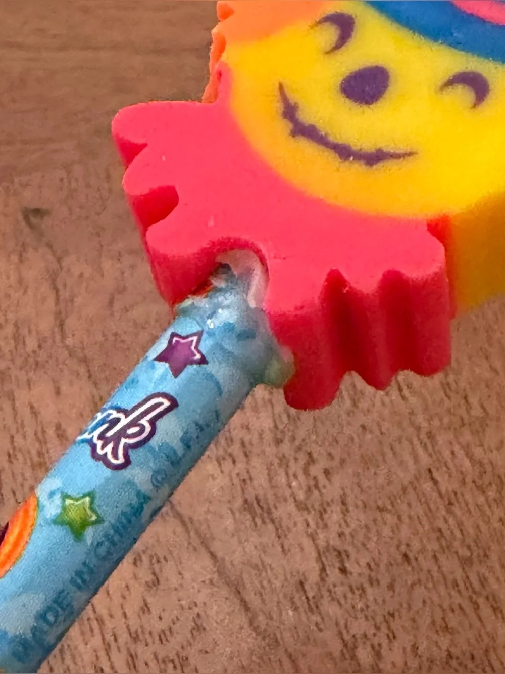 Vintage Lisa Frank Halloween Pencils Lot 7 Giant Eraser Toppers Rare 90s School